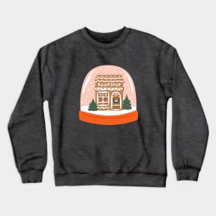 bookshop snowglobe Crewneck Sweatshirt